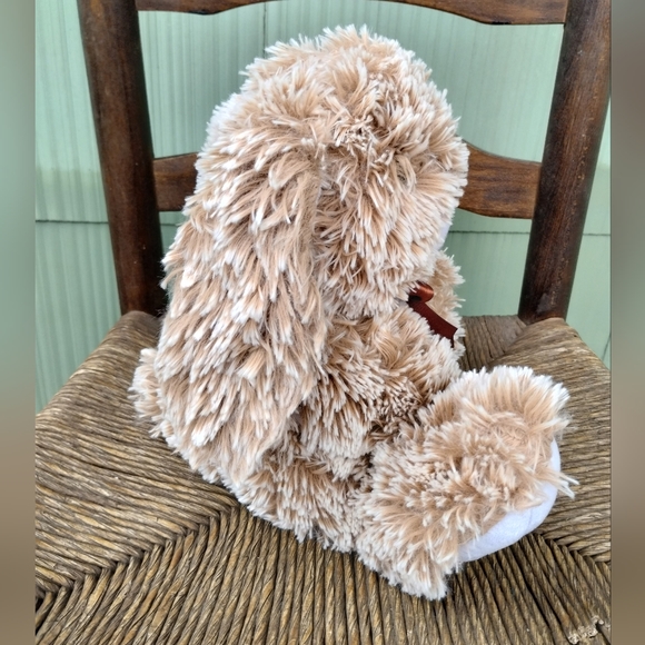2016 Neil Enterprises Brown Large Floppy Ear Furry Easter Rabbit Bunny Plush - Picture 4 of 10
